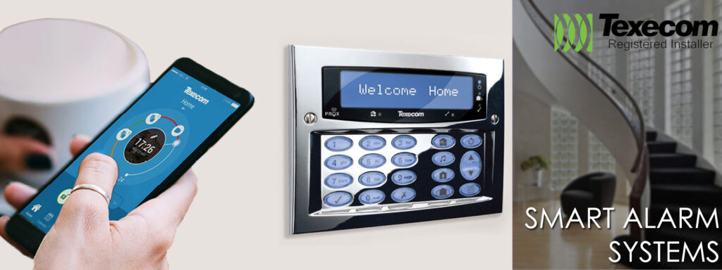 Texecom Premier Elite alarm panel and Texecom Connect smartphone app